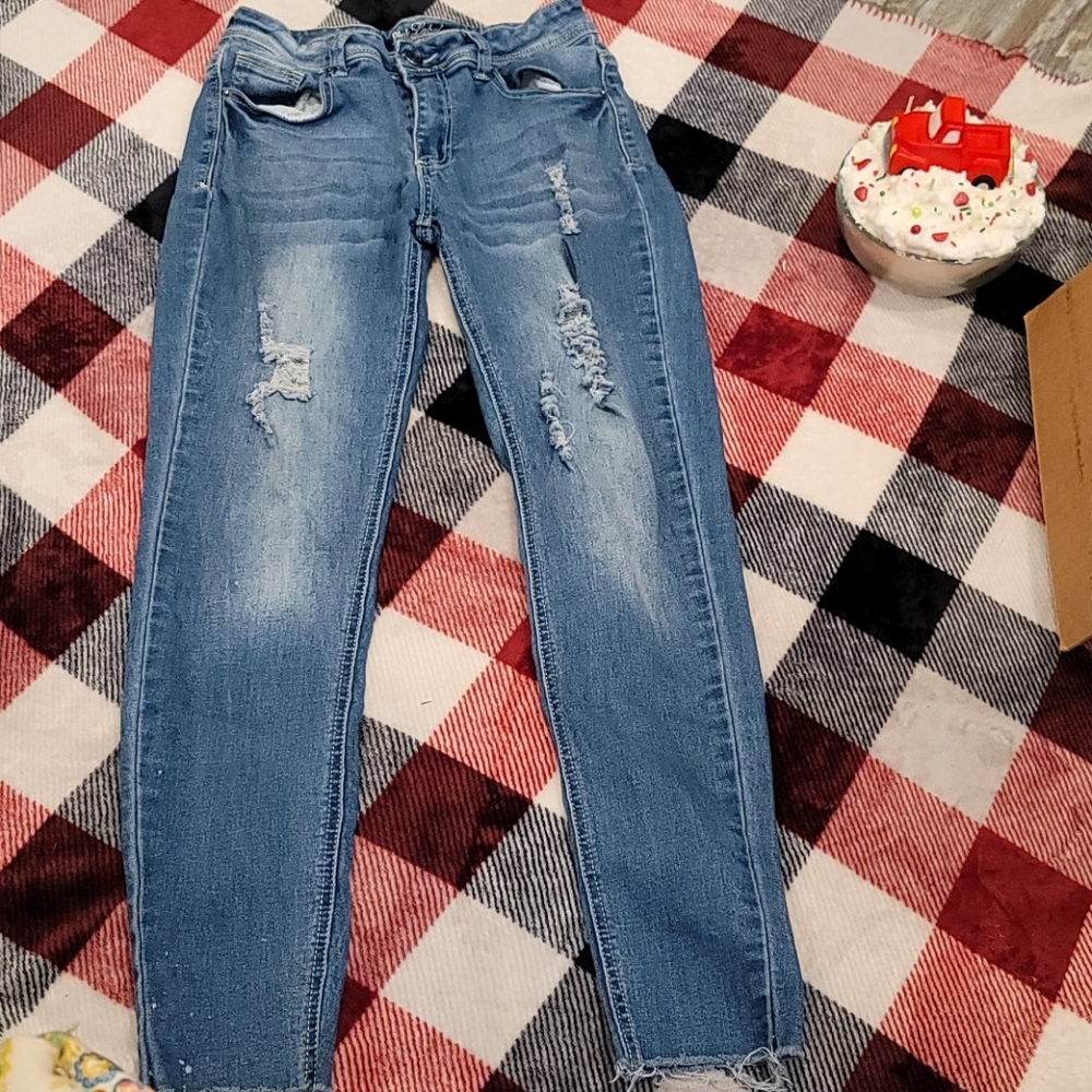 Pink label jeans